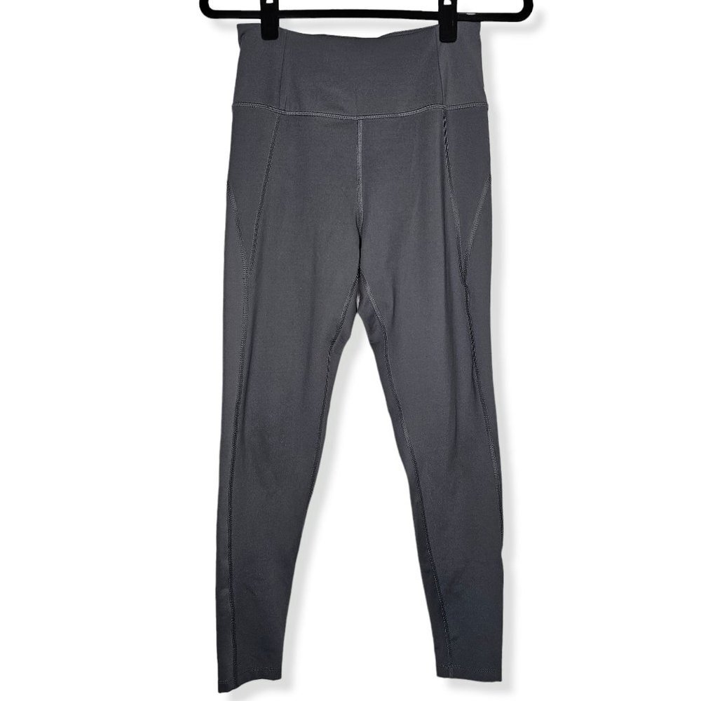 ⭐️Girlfriend Collective M Leggings Grey 7/8 Compressive 4008 Gym Yoga Athletic